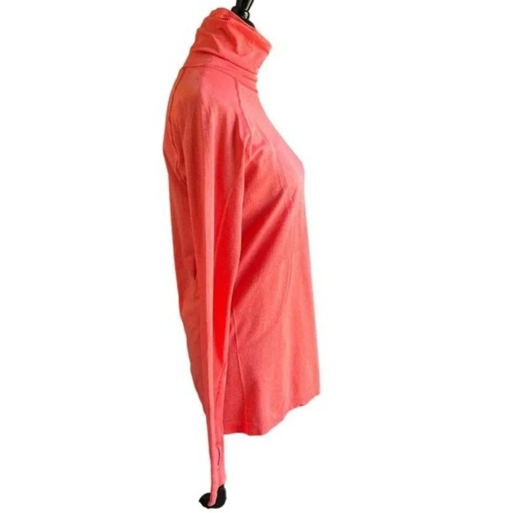 Lululemon Run: Swiftly Turtleneck Top Love Red Size 12